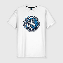 Мужская slim-футболка Mavericks NBA