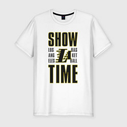 Футболка slim-fit Lakers show time, цвет: белый