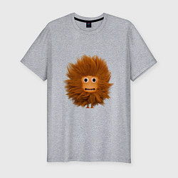 Мужская slim-футболка Funny cartoon monster