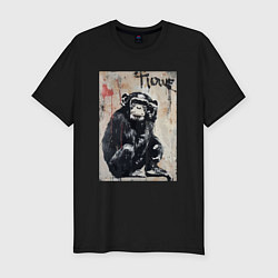 Футболка slim-fit Style monkey, цвет: черный