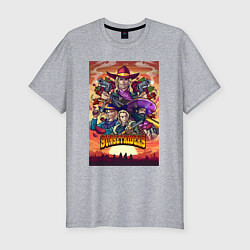 Мужская slim-футболка Sunsetriders