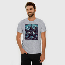 Футболка slim-fit Metallica - thrash metal, цвет: меланж — фото 2