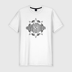 Футболка slim-fit Gang Starr rap, цвет: белый