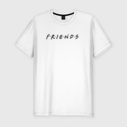 Футболка slim-fit Friends, цвет: белый
