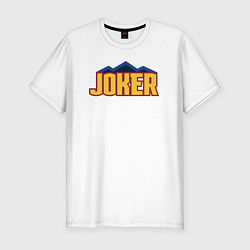 Мужская slim-футболка Nuggets Joker