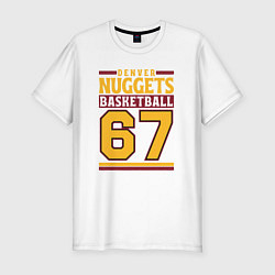 Мужская slim-футболка Nuggets 67