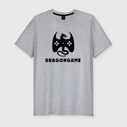 Мужская slim-футболка Игра дракона