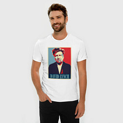 Футболка slim-fit David Lynch, цвет: белый — фото 2