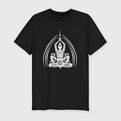 Футболка slim-fit Vibe yoga, цвет: черный