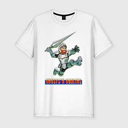 Футболка slim-fit Ghosts n goblins, цвет: белый