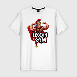Футболка slim-fit Legion gym, цвет: белый