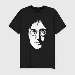 Футболка slim-fit Джон Леннон, цвет: черный