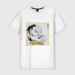 Мужская slim-футболка Volfovich Art Black coin