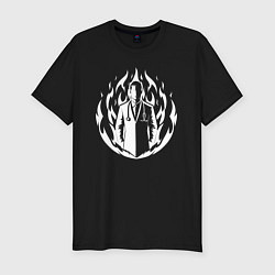 Мужская slim-футболка Огненный доктор
