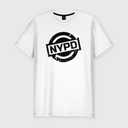 Футболка slim-fit Полиция в Нью-Йорке, цвет: белый