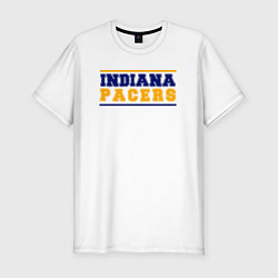 Футболка slim-fit Indiana Pacers, цвет: белый