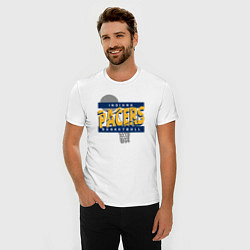 Футболка slim-fit Pacers basketball, цвет: белый — фото 2
