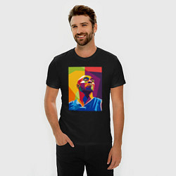 Футболка slim-fit Kobe Bryant color, цвет: черный — фото 2