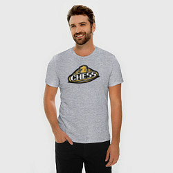 Футболка slim-fit Chess gamer, цвет: меланж — фото 2