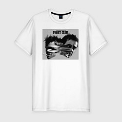 Футболка slim-fit Тайлера расплющило, цвет: белый