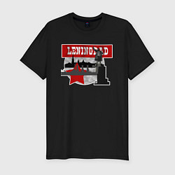 Футболка slim-fit Leningrad, цвет: черный