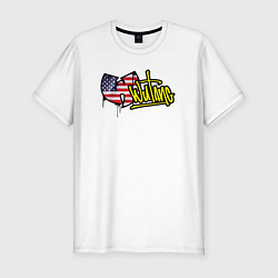Футболка slim-fit USA Wu-Tang, цвет: белый