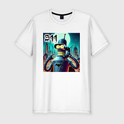 Мужская slim-футболка Бендермен оператор службы спасения