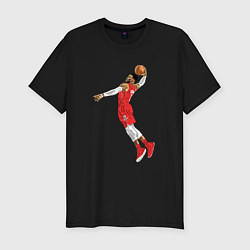 Футболка slim-fit Westbrook dunk, цвет: черный