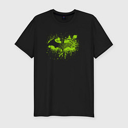 Футболка slim-fit Green Batman, цвет: черный