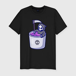 Мужская slim-футболка Ванна смерти