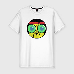 Мужская slim-футболка Милый хиппи