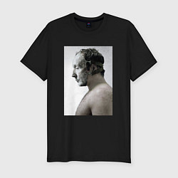 Футболка slim-fit Пила, цвет: черный