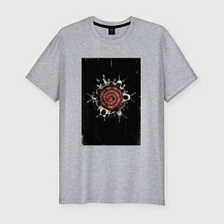 Футболка slim-fit Saw game, цвет: меланж