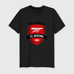 Мужская slim-футболка FC Arsenal: The Gunners