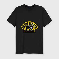 Мужская slim-футболка HC Boston Bruins Label