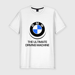Футболка slim-fit BMW Driving Machine, цвет: белый