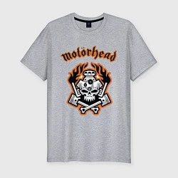 Мужская slim-футболка Motorhead