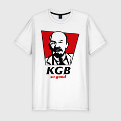 Мужская slim-футболка KGB: So Good