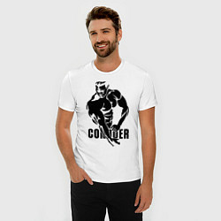 Футболка slim-fit Conquer, цвет: белый — фото 2