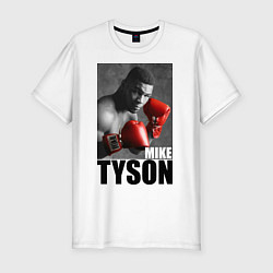 Футболка slim-fit Mike Tyson, цвет: белый
