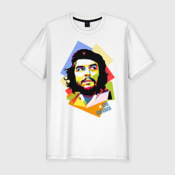 Мужская slim-футболка Che Guevara Art