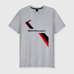 Мужская slim-футболка BMW: Red Motorsport