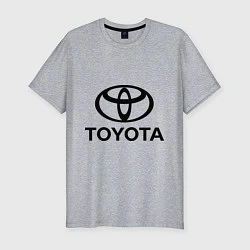 Мужская slim-футболка Toyota Logo