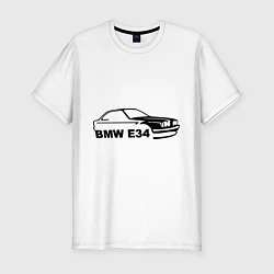 Мужская slim-футболка E34