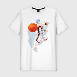 Футболка slim-fit Kuroko no Basket, цвет: белый