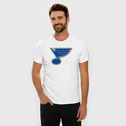 Футболка slim-fit St Louis Blues, цвет: белый — фото 2