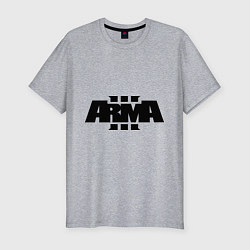 Футболка slim-fit Arma 3, цвет: меланж