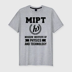 Мужская slim-футболка MIPT Institute