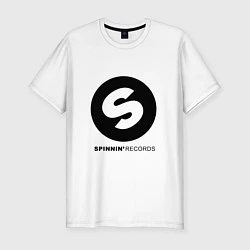 Мужская slim-футболка Spinnin records