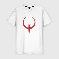Мужская slim-футболка Quake